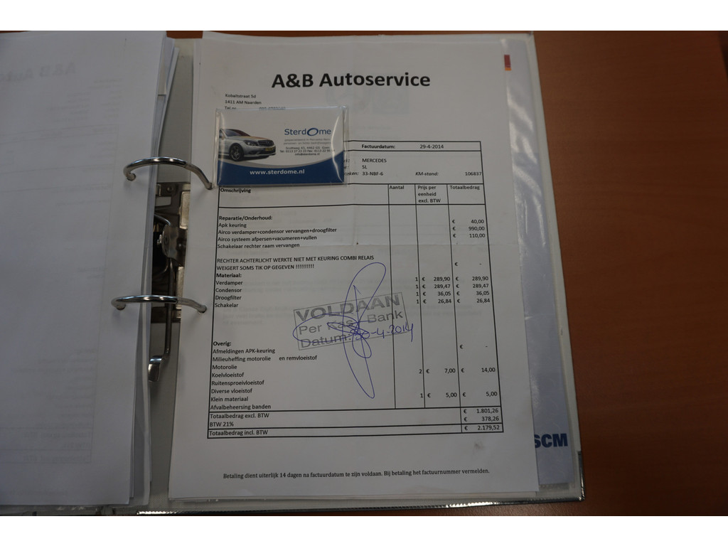 Mercedes-Benz SL-Klasse 300 SL-24 Automatische Airco l Memory l Alarm l Automatische antenne l Windschot l Stoelverwarming l 5 Traps automaat l 31956945-96.jpg | Sterdome B.V.