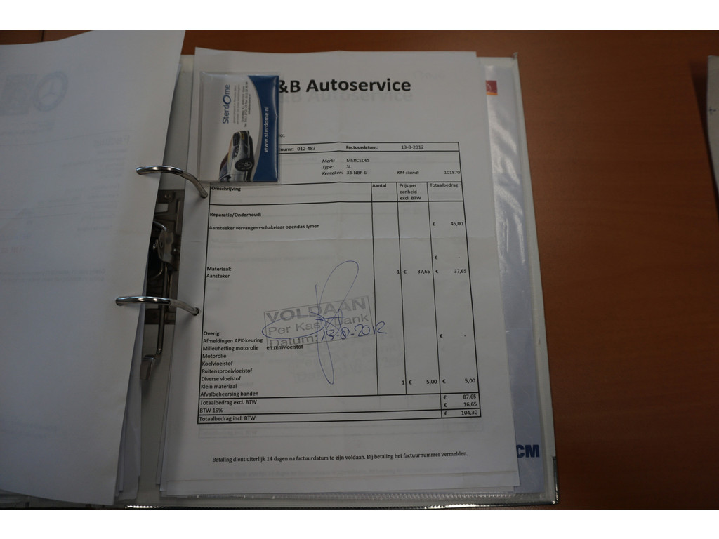 Mercedes-Benz SL-Klasse 300 SL-24 Automatische Airco l Memory l Alarm l Automatische antenne l Windschot l Stoelverwarming l 5 Traps automaat l 31956945-98.jpg | Sterdome B.V.