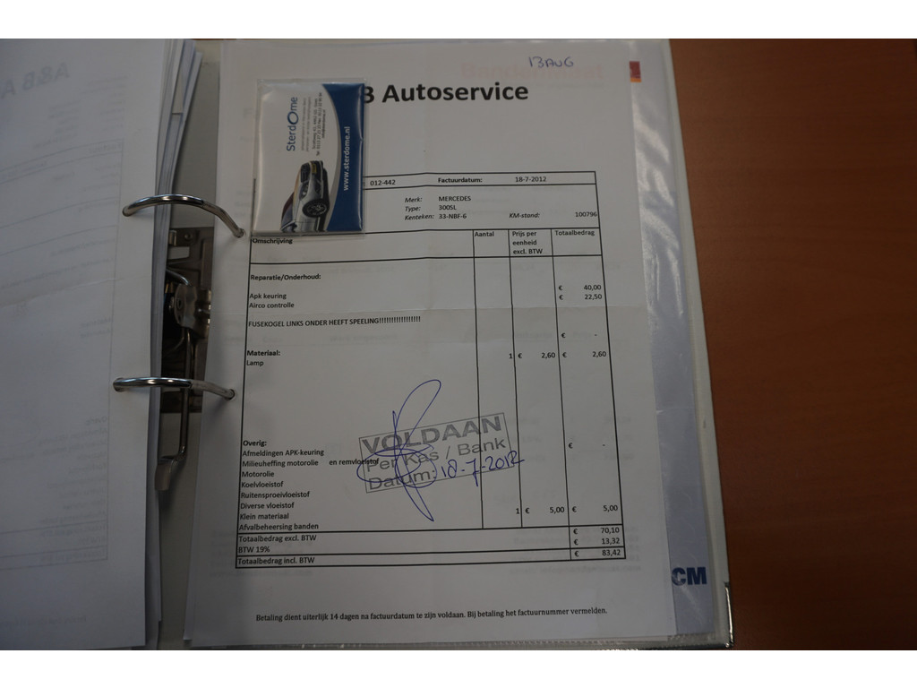 Mercedes-Benz SL-Klasse 300 SL-24 Automatische Airco l Memory l Alarm l Automatische antenne l Windschot l Stoelverwarming l 5 Traps automaat l 31956945-99.jpg | Sterdome B.V.